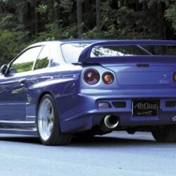 Abflug Rear Bumper Spoiler Ver. Mure for 1999-04 Nissan Skyline GT-R [R34]