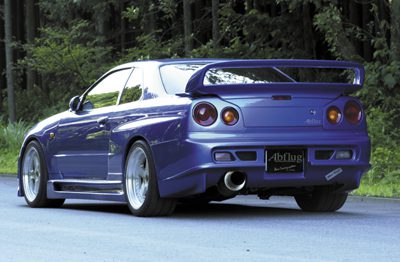 Abflug Rear Bumper Spoiler Ver. Mure for 1999-04 Nissan Skyline GT-R [R34]