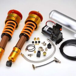 Aragosta 8K/8K Type S Suspension Kit w/ 4 Cup Lift & Pillowball Upper Mounts for R33 Nissan Skyline GT-R