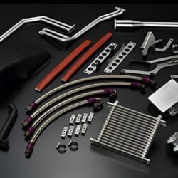 HKS Black DCT Fluid Cooler for DBA-R35 Nissan GT-R [27002-AN104]