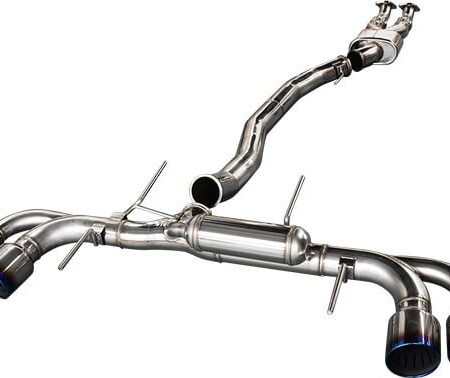 HKS Racing Muffler Exhaust w/ Silencer for R35 Nissan GT-R