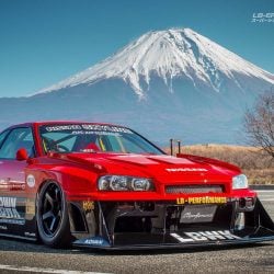 Liberty Walk LB Super Silhouette Widebody Kit for R34 Nissan Skyline GT-R