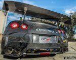 Overtake Dry Carbon Rear Diffuser with Hole for OEM JDM / EDM Fog Lamp for 2012-16 Nissan GT-R [R35] DBA