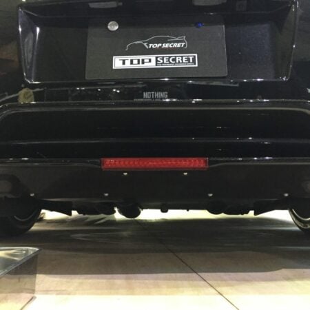 Top Secret Rear Under Bumper Diffuser (Carbon without Clear Coat) for 2009-11 Nissan GT-R (CBA) [R35]