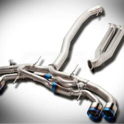 Rowen Premium 01TR Heat Blue Titan + Racing Front Pipe, Titanium