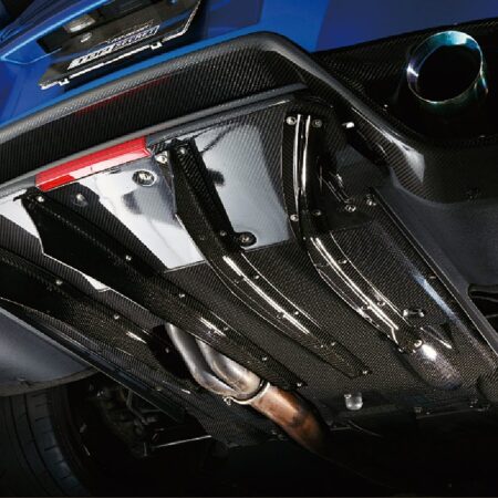 Top Secret Carbon Rear Under Fins for Rear Under Spoiler