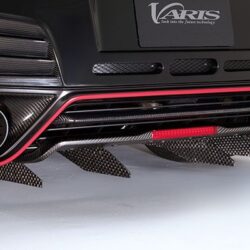 Varis ’14 Ver. 4-Piece Vertical Fin Set (for Varis Rear Under Spoiler) for CBA-R35 / DBA-R35 Nissan GT-R [VANI-125]