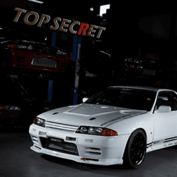 Top Secret FRP Front Spoiler for 1989-92 Nissan Skyline GT-R [BNR32]